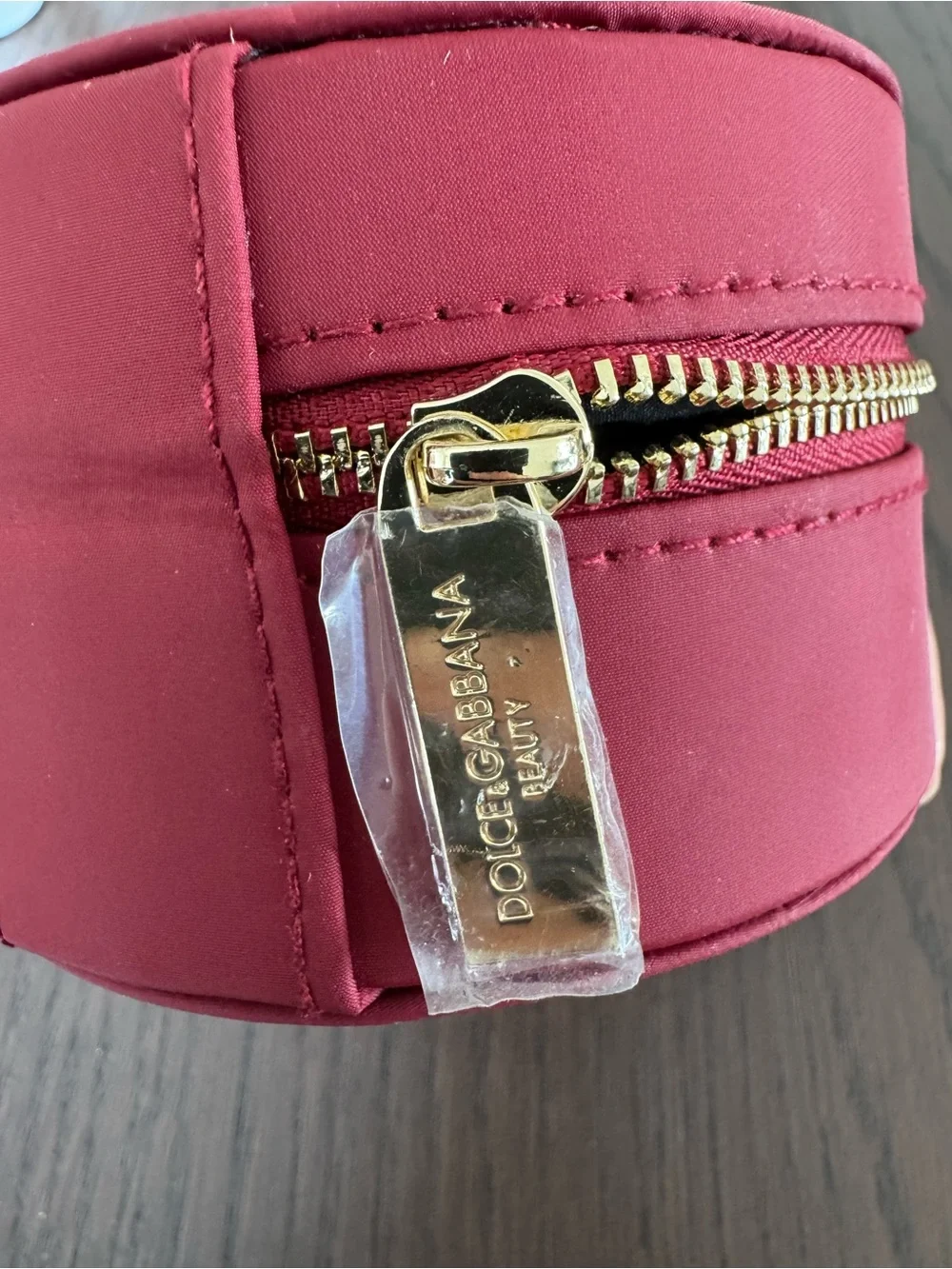 Dolce & Gabbana Beauty Queen Crown Burgundy Travel Jewelry Case Organizer